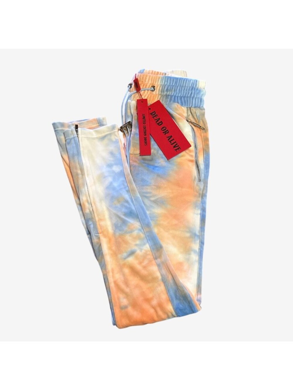 Guapi Limited Edition Tie-Dye Joggers Zippered Pockets Size 28 Rare 2/100 Drop